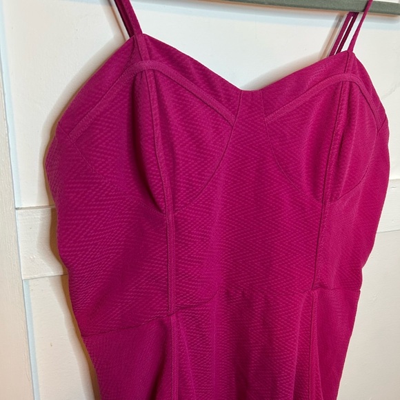 Candie’s Magenta Fit & Flare Bodice Dress - Picture 5 of 5